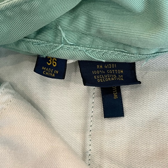 EUC Men’s Light Green/Mint Polo Ralph Lauren Relaxed Fit 10” Shorts - Picture 2 of 9